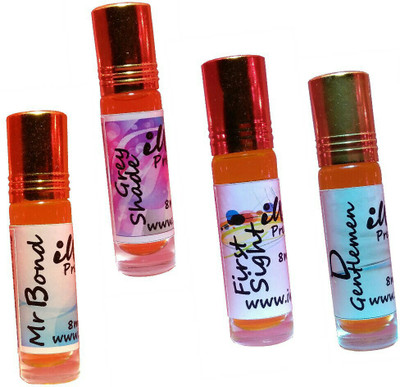 Iwill Non Alcoholic Perfumes Floral Attar Fancy Ittar 32 ml Combo Set(Set of 4)