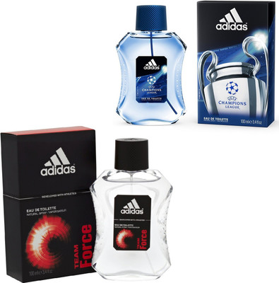 

Adidas Team Force Edt 100 Ml And Champions League Edt For Men 100 Ml Gift Set Combo Set(Set of 2)