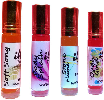 

Iwill Non Alcoholic Perfumes Floral Attar Fancy Ittar 32 ml Combo Set(Set of 4)