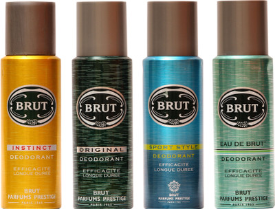 

Brut Instinct,Original,Sports,Eau De Brut Combo Set(Set of 4)