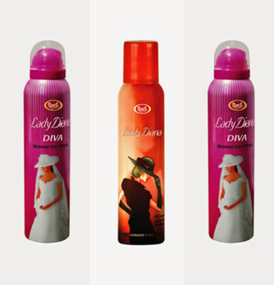 

Monet Monet 1Lady Diana ,and 2 Diva Body Spray Combo Set(Set of 3)