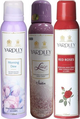 

Yardley London Deodorants combo No-87 Combo Set(Set of 3)