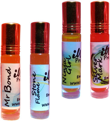 

Iwill Non Alcoholic Perfumes Floral Attar Fancy Ittar 32 ml Combo Set(Set of 4)