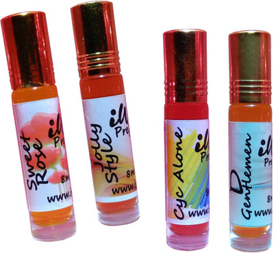 

Iwill Non Alcoholic Perfumes Floral Attar Fancy Ittar 32 ml Combo Set(Set of 4)