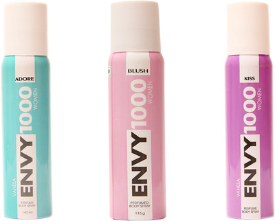 

Envy 1000 Adore,Kiss,Blush Combo Set(Set of 3)