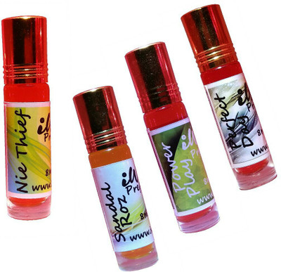 

Iwill Non Alcoholic Perfumes Floral Attar Fancy Ittar 32 ml Combo Set(Set of 4)