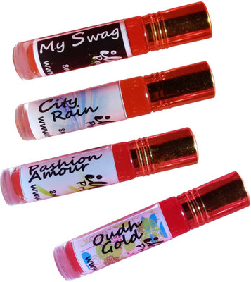 

Iwill Non Alcoholic Perfumes Floral Attar Fancy Ittar 32 ml Combo Set(Set of 4)