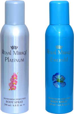 

Royal mirage PLATINUM , EMERALD Combo Set