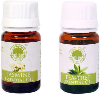 

Old tree Jasmine and Tea-Tree Essential Oil Combo Set(Set of 2)