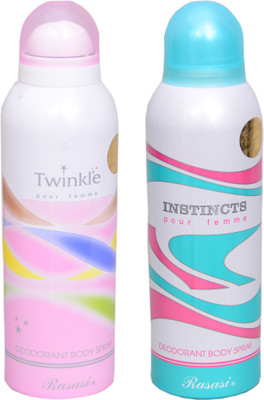 

Rasasi Twinkle,Instinct Women Combo Set(Set of 2)