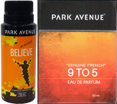

Park avenue Believe Deodorant ,9 to 5 EDP Combo Set(Set of 2)