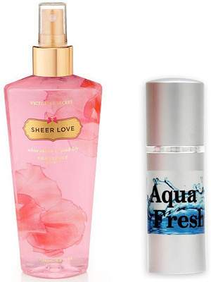 

Victoria's secret Pure Sheer love and Aqua Fresh Combo Set(Set of 2)