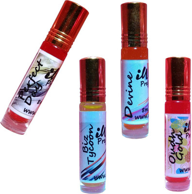 

Iwill Non Alcoholic Perfumes Floral Attar Fancy Ittar 32 ml Combo Set(Set of 4)