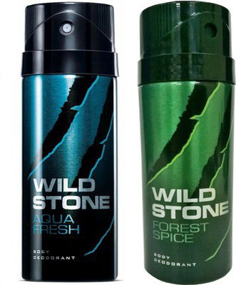 

Wild stone Aqua Fresh And Forest Spice Combo Set(Set of 2)