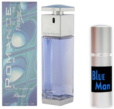 Rasasi Romance Man Perfume And Blue Man Combo Set(Set of 2) available at flipkart for Rs.1299