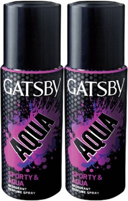 Flipkart - Gatsby Aqua Deodorant Spray Combo Set(Set of 2)