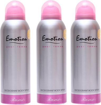 

Rasasi Emotion Women Combo Set(Set of 3)