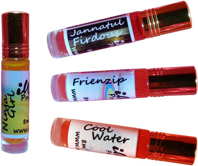

Iwill Non Alcoholic Perfumes Floral Attar Fancy Ittar 32 ml Combo Set(Set of 4)