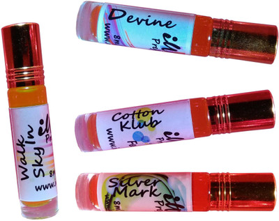 

Iwill Non Alcoholic Perfumes Floral Attar Fancy Ittar 32 ml Combo Set(Set of 4)