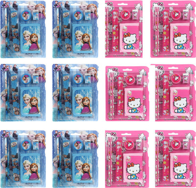 

Asera Hello Kitty Frozen Stationery Gift Set Combo Set(Set of 12)