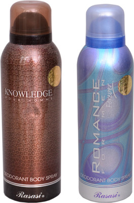

Rasasi Knowledge,Romance Men Combo Set(Set of 2)