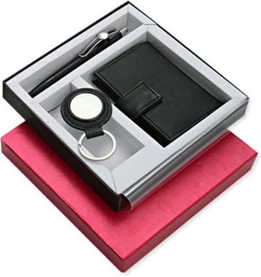 

Empreus Stylish Wallet with Key Chain & Metal Look Pen Combo Set(Set of 3)