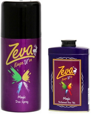 

Zeva Keepz U On zeva deodorant men & women bodyspray unisex giftset comboset Combo Set(Set of 2)