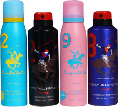 

Beverly hills polo club BLACK Gift Set Combo Set(Set of 4)