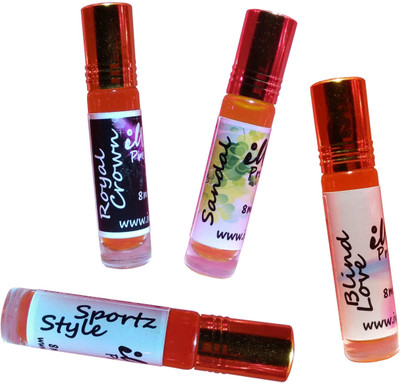 

Iwill Non Alcoholic Perfumes Floral Attar Fancy Ittar 32 ml Combo Set(Set of 4)