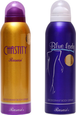 

Rasasi Chastity Women::Blue Lady Combo Set(Set of 2)