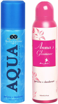 

Anna andre paris Aqua De Valentine & Anna's Glamour Combo Set(Set of 2)