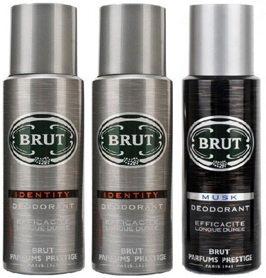 

Brut Deo Identity , Musk 200ml Combo Set(Set of 3)