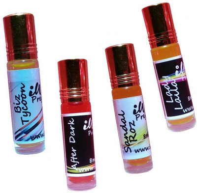 

Iwill Non Alcoholic Perfumes Floral Attar Fancy Ittar 32 ml Combo Set(Set of 4)