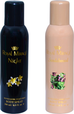 

Royal mirage NIGHT , SANDALWOOD Combo Set