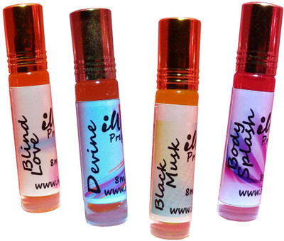 

Iwill Non Alcoholic Perfumes Floral Attar Fancy Ittar 32 ml Combo Set(Set of 4)