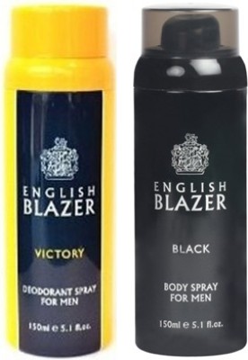 Flipkart - English blazer Black Victory Combo Set(Set of 2)