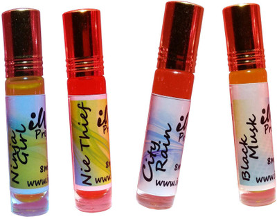 

Iwill Non Alcoholic Perfumes Floral Attar Fancy Ittar 32 ml Combo Set(Set of 4)