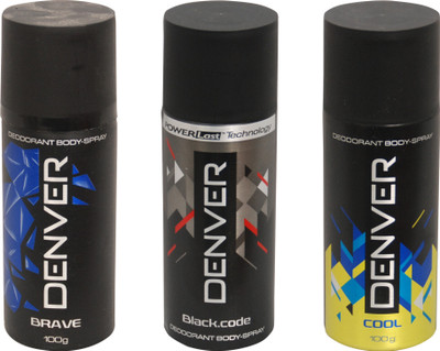 

Denver Brave Deo,Black Code,Cool Combo Set(Set of 3)