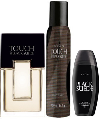 

Avon Touch by Black Suede Gift Set for Men Combo Set(Set of 3)