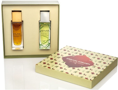 

All good scents All Good Scents Eternal Garden Duo Fragrance Set for Men (Musk Eau De Parfum 50 ml & Vetiver Eau De Parfum 50 ml) Combo Set