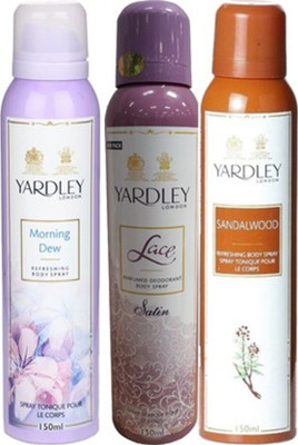 Yardley London Deodorants combo No-89 Gift Set Combo Set(Set of 3)