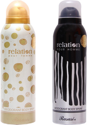 

Rasasi Relation Men::Relation Women Combo Set(Set of 2)