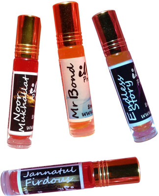 

Iwill Non Alcoholic Perfumes Floral Attar Fancy Ittar 32 ml Combo Set(Set of 4)