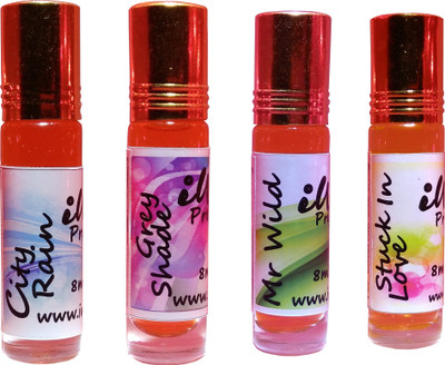 

Iwill Non Alcoholic Perfumes Floral Attar Fancy Ittar 32 ml Combo Set(Set of 4)