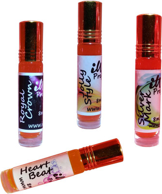 

Iwill Non Alcoholic Perfumes Floral Attar Fancy Ittar 32 ml Combo Set(Set of 4)