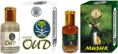 Purandas ranchhoddas White-Oud & Mushk Attar - 6ml Each Gift Set(Set of 2)