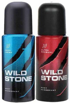 

Wild stone Deodorant No-20 Combo Set(Set of 2)