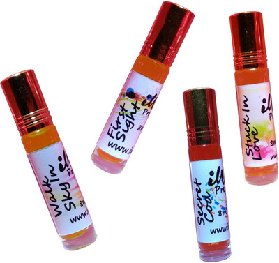 

Iwill Non Alcoholic Perfumes Floral Attar Fancy Ittar 32 ml Combo Set(Set of 4)