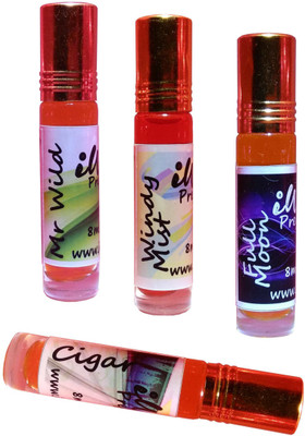

Iwill Non Alcoholic Perfumes Floral Attar Fancy Ittar 32 ml Combo Set(Set of 4)