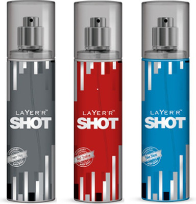 Layer'r Shot - Power Play, Red Stallion, Blue Blaze Combo Set(Set of 3)